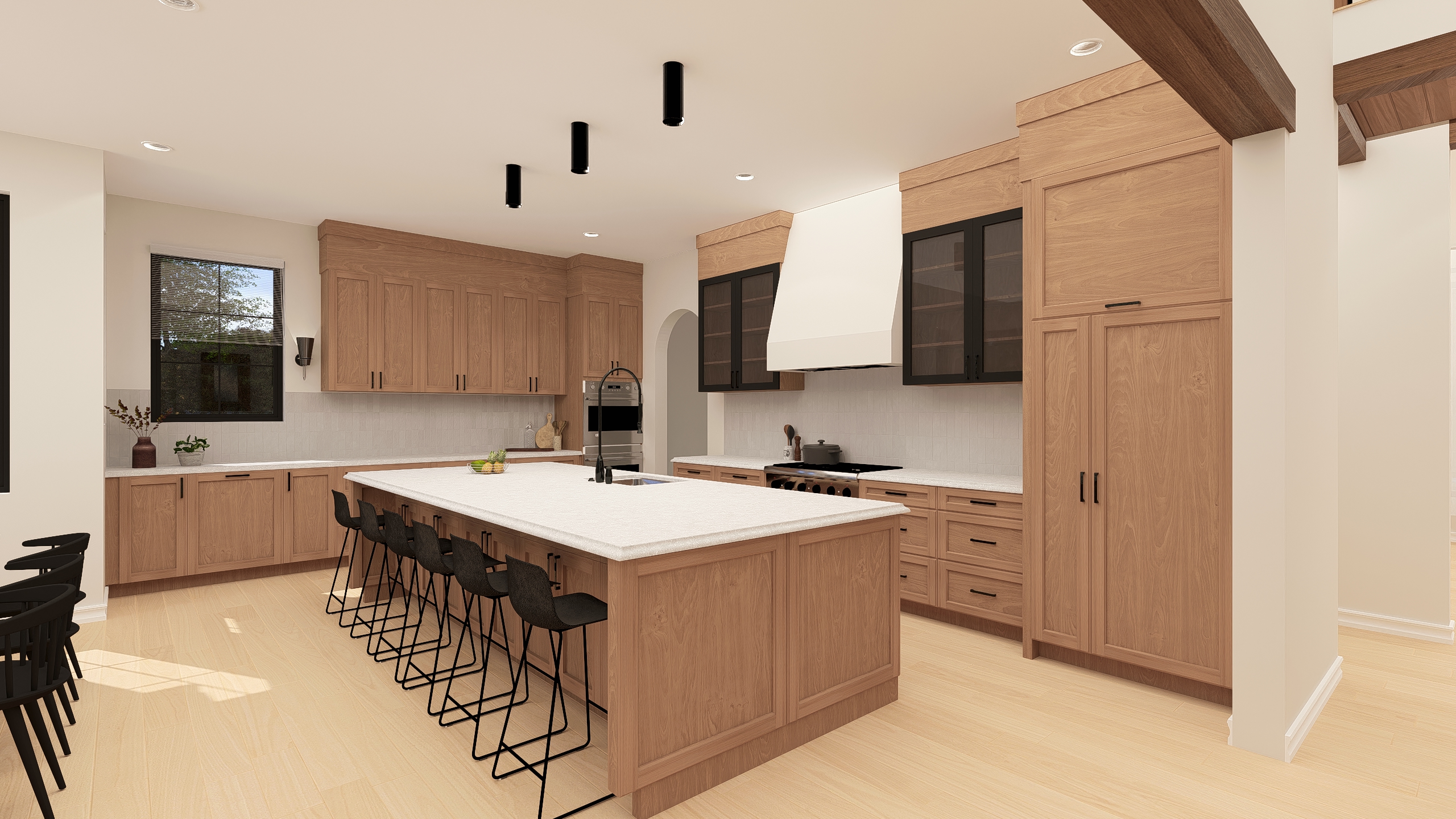 Bungalow interior — gourmet kitchen